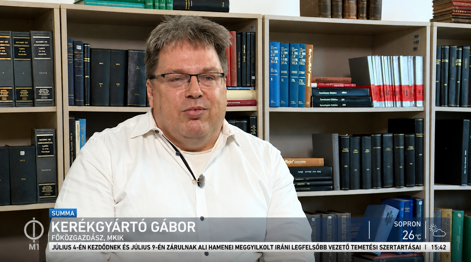 Interjú Dr. Kerékgyártó Gáborral a Summa műsorban