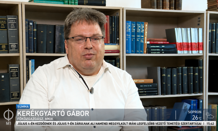 Kamarai vitairat a KATA-adózásról az M1 Summa című műsorában