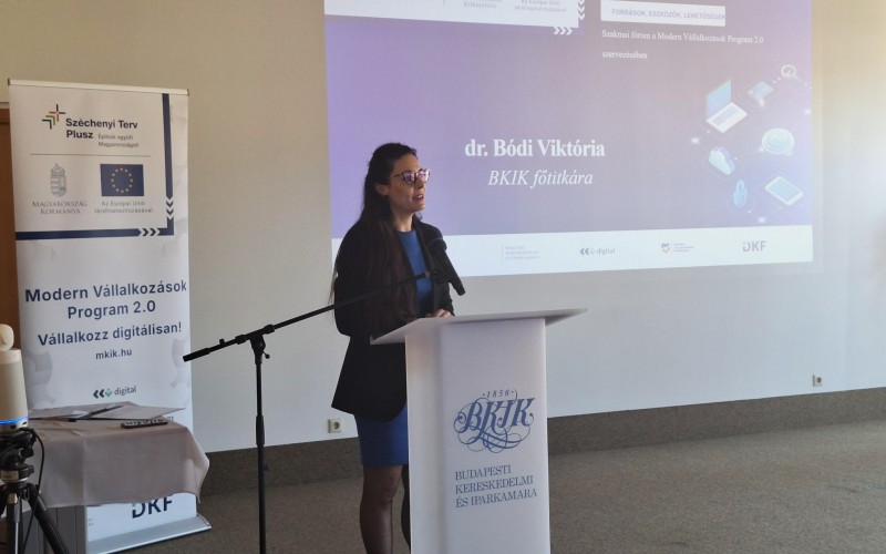 dr. Bódi Viktória, BKIK főtitkár